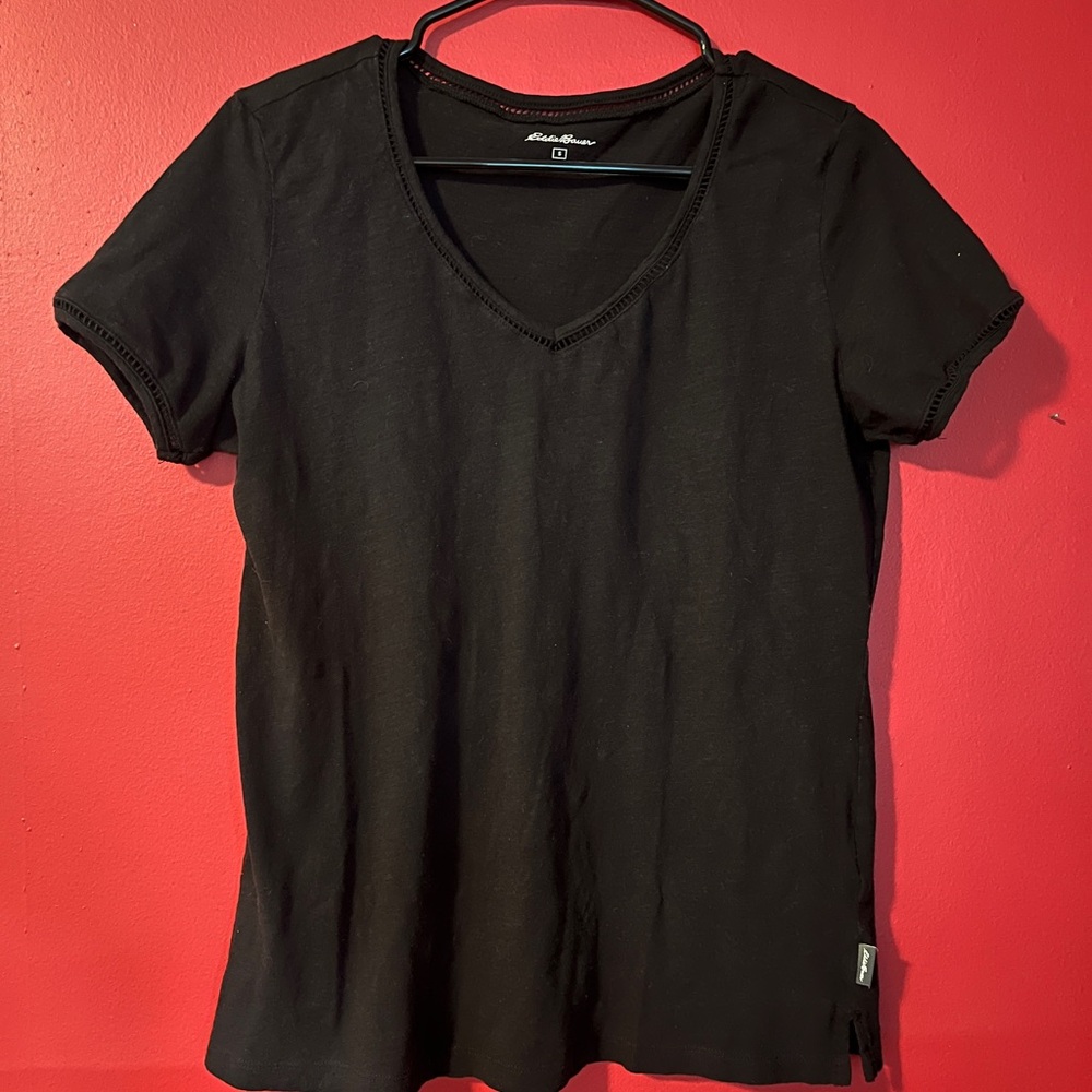Eddie Bauer small black shirt